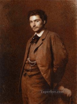 Artist Oil Painting - Portrait of the Artist Feodor Vasilyev Democratic Ivan Kramskoi